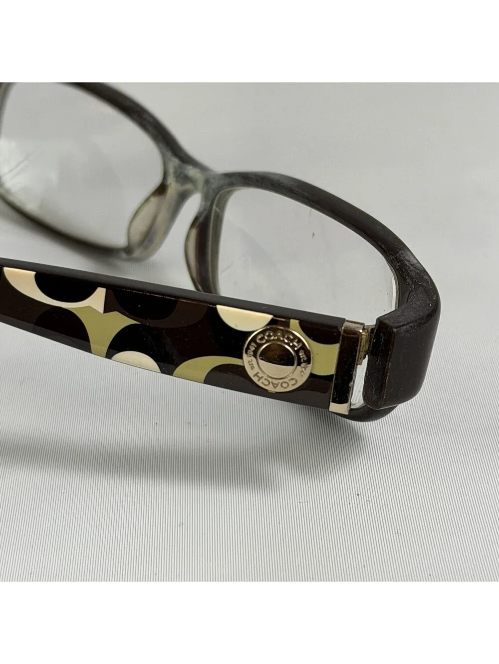 Coach Women's Eyeglasses Bernice (844) Black Rectangular Frame Only 49 15 130